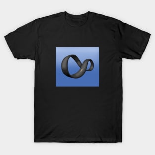 The Burden of Infinity in Blue T-Shirt